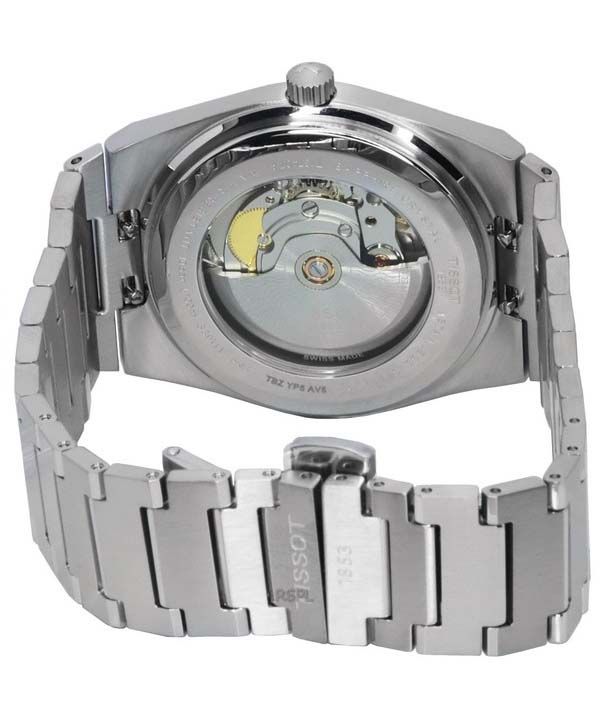 ティソ PRX T-クラシック パワーマティック 80 ステンレススチール ブルー ダイヤル 自動巻き T137.407.11.041.00  T1374071104100 100M メンズ腕時計 ja Japan