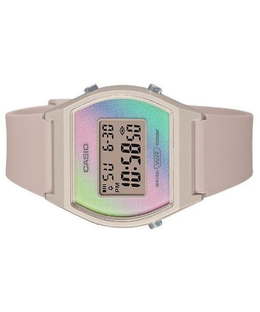 Casio Digital Resin Strap Multicolor Dial Quartz LW-205H-4 Women's Watch