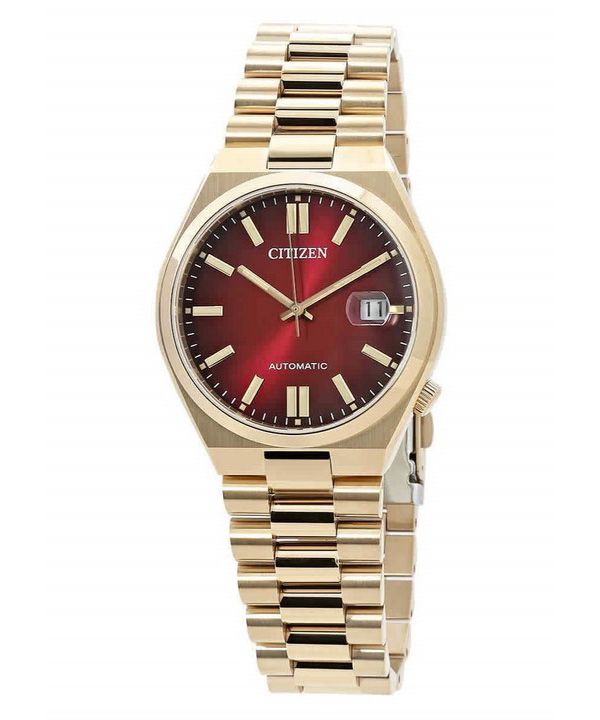 Citizen stainless steel gold on sale watch