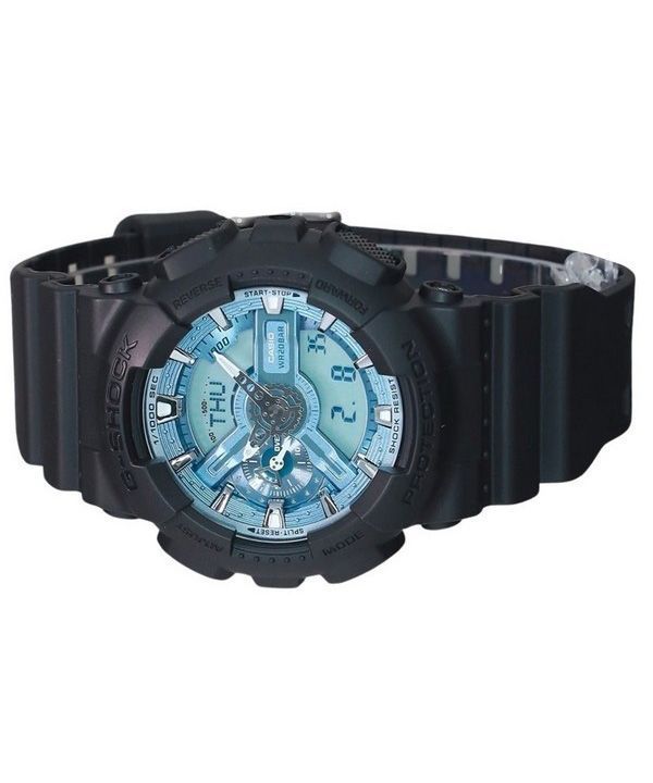 カシオ G ショック アナログ デジタル 樹脂ストラップ オーシャン ブルー ダイヤル クォーツ GA-110CD-1A2 200M メンズ腕時計  Japan