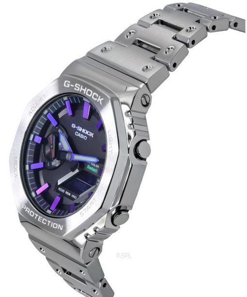 カシオ G-Shock フルメタル 40周年記念 アナログ デジタル スマートフォンリンク Bluetooth ソーラー GM-B2100PC-1A 200M メンズ腕時計