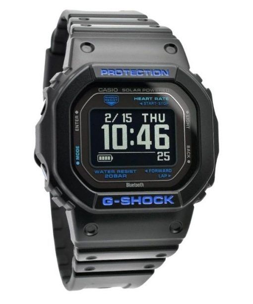 カシオ G-Shock G-Squad デジタル スマートフォンリンク Bluetooth バイオベース樹脂 ソーラー DW-H5600-1A2 200M メンズ腕時計