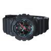 カシオ G-Shock アナログ デジタル マルチ蛍光アクセント シリーズ 樹脂ストラップ ブラック ダイヤル クォーツ GA-100MF-1A 200M メンズ腕時計