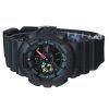 カシオ G-Shock アナログ デジタル マルチ蛍光アクセント シリーズ 樹脂ストラップ ブラック ダイヤル クォーツ GA-110MF-1A 200M メンズ腕時計