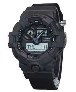 カシオ G-Shock アナログ デジタル エコ クロス ストラップ ブラック ダイヤル クォーツ GA-700BCE-1A 200M メンズ 腕時計