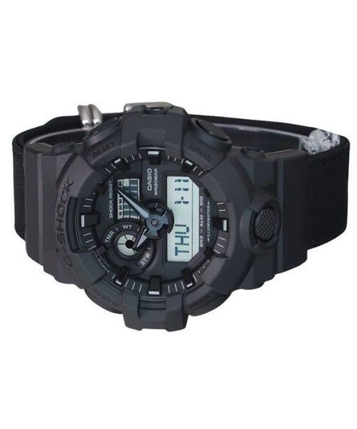 カシオ G-Shock アナログ デジタル エコ クロス ストラップ ブラック ダイヤル クォーツ GA-700BCE-1A 200M メンズ 腕時計