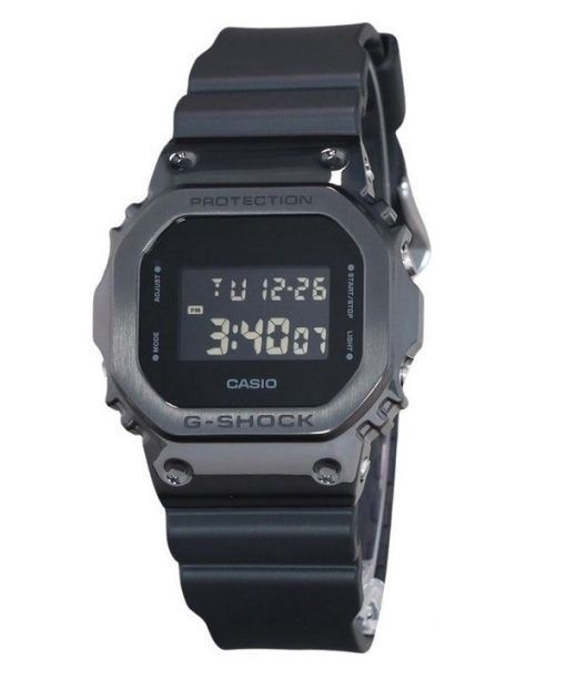 カシオ G-Shock デジタル メタルベゼル 樹脂ストラップ クォーツ GM-5600UB-1 200M メンズ腕時計