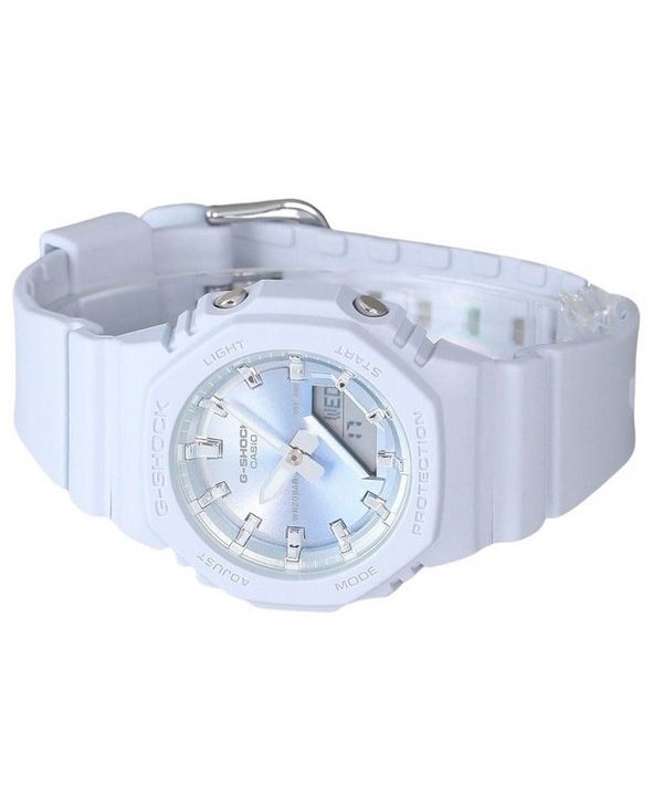 カシオ G-Shock アナログ デジタル サンセット グロー シリーズ バイオベース樹脂 ライラック ダイヤル クォーツ  GMA-P2100SG-2A 200M レディース 腕時計 Japan