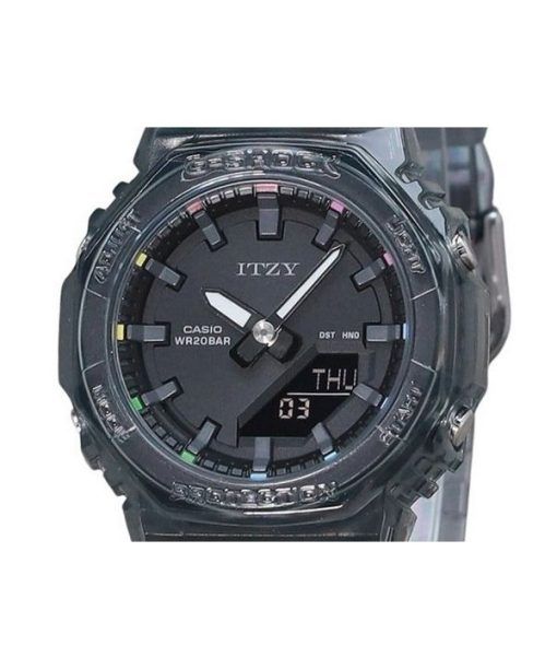 カシオ G-Shock アナログ デジタル ITZY コラボレーション ブラック ダイヤル クォーツ GMA-P2100ZY-1A 200M レディース 腕時計