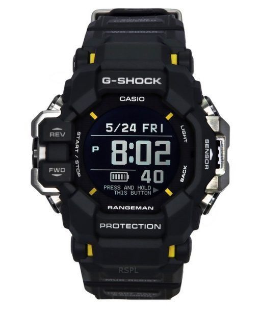 カシオ G-Shock マスターオブG-ランド レンジマン デジタル バイオベース樹脂ストラップ ソーラー GPR-H1000-1 200M メンズ腕時計