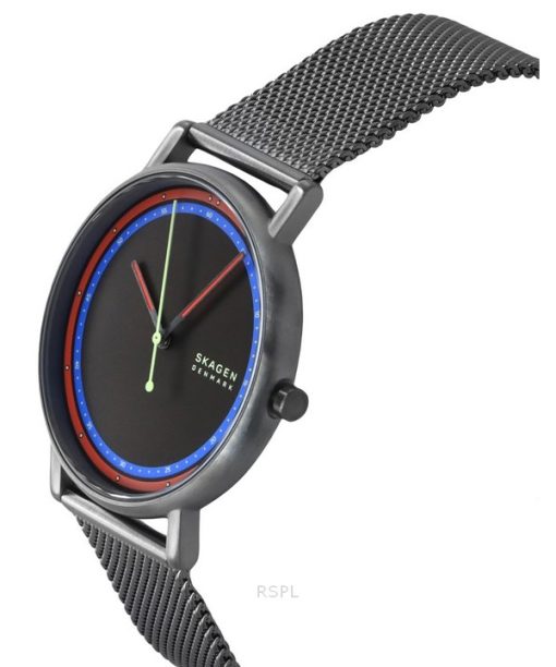 スカーゲン シグネチャー ステンレススチール グレーダイヤル クォーツ SKW6900 メンズ腕時計