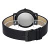 スカーゲン シグネチャー レザーストラップ ブラック ダイヤル クォーツ SKW6902 メンズ腕時計