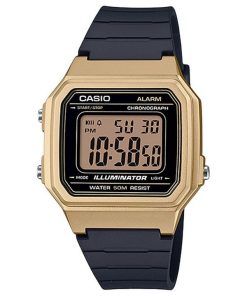 カシオ ユース デジタル ブルー 樹脂ストラップ クォーツ W-217HM-9AV メンズ腕時計