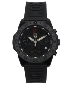 ルミノックス パシフィック ダイバー クロノグラフ ラバーストラップ ブラック ダイヤル クォーツ XS.3141.BO 200M メンズ腕時計