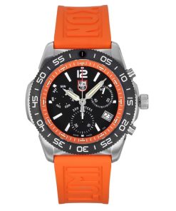 ルミノックス パシフィック ダイバー クロノグラフ ラバーストラップ ブラック ダイヤル クォーツ XS.3149 200M メンズ腕時計