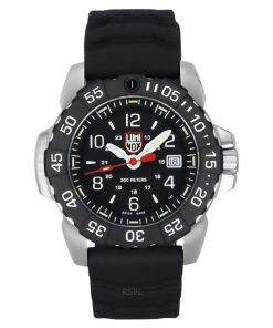 ルミノックス ネイビーシール RSC ラバーストラップ ブラックダイヤル クォーツ ダイバーズ XS.3251.CB 200M メンズ腕時計