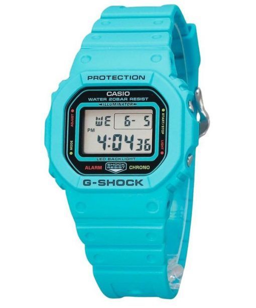 カシオ G-Shock デジタル エナジー パーク シリーズ ビビッドブルー バイオベース樹脂ストラップ クォーツ DW-5600EP-2 200M メンズ腕時計