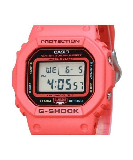 カシオ G-Shock デジタル エナジー パーク シリーズ レッド バイオベース 樹脂 ストラップ クォーツ DW-5600EP-4 200M メンズ 腕時計