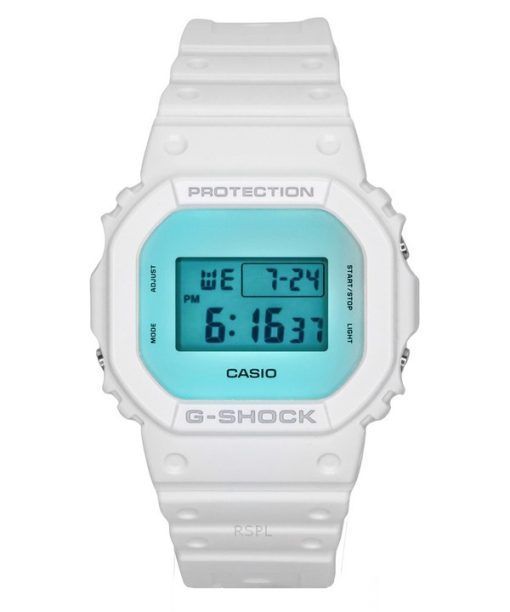 カシオ G-Shock デジタル ホワイト 樹脂ストラップ クォーツ DW-5600TL-7 200M メンズ腕時計