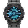 カシオ G-Shock アナログ デジタル 透明 ブラック 樹脂ストラップ マルチカラー ダイヤル クォーツ GA-110TLS-8A 200M メンズ腕時計