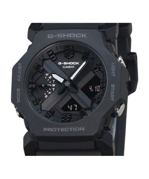 カシオ G-Shock アナログ デジタル ブラック 樹脂 ブラック ダイヤル クォーツ GA-2300-1A 200M メンズ 腕時計