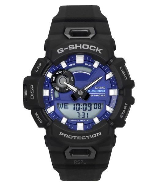 カシオ G-Shock G-Squad アナログ デジタル スマートフォンリンク バイオベース樹脂ストラップ ブルーダイヤル クォーツ GBA-900CB-1A 200M メンズ腕時計