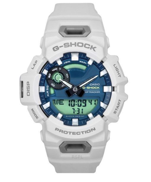 カシオ G-Shock G-Squad アナログ デジタル スマートフォンリンク バイオベース樹脂ストラップ ブルーダイヤル クォーツ GBA-900CB-7A 200M メンズ腕時計