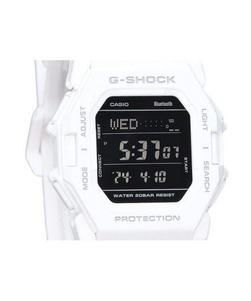 カシオ G-Shock デジタル スマートフォンリンク ホワイト 樹脂ストラップ クォーツ GD-B500-7 200M メンズ腕時計