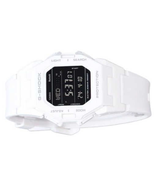 カシオ G-Shock デジタル スマートフォンリンク ホワイト 樹脂ストラップ クォーツ GD-B500-7 200M メンズ腕時計