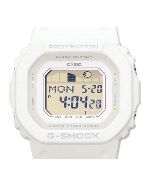 カシオ G-Shock G-Lide デジタル ホワイト バイオベース樹脂ストラップ クォーツ GLX-S5600-7B 200M レディース腕時計