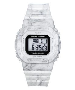 カシオ G-Shock デジタル ホワイト バイオベース樹脂ストラップ タフソーラー GMS-S5600RT-7 200M レディース腕時計