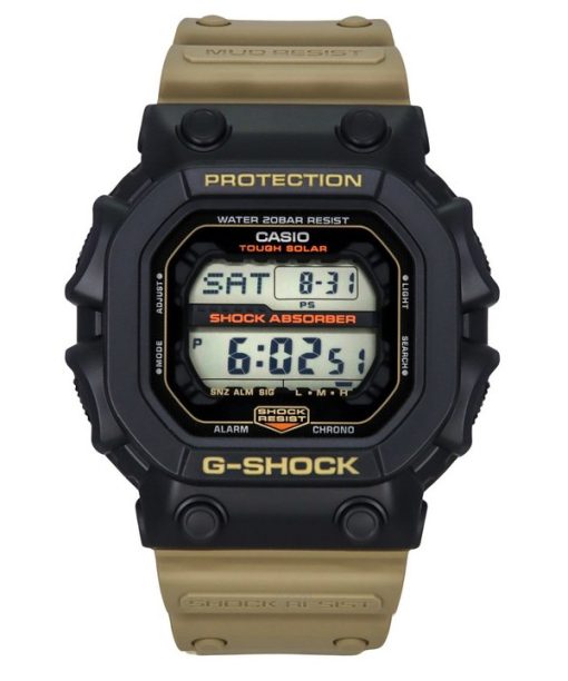 カシオ G-Shock デジタル 樹脂ストラップ ブラック ダイヤル タフソーラー GX-56TU-1A5 200M メンズ腕時計