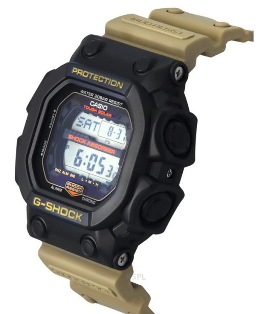 カシオ G-Shock デジタル 樹脂ストラップ ブラック ダイヤル タフソーラー GX-56TU-1A5 200M メンズ腕時計