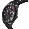 Victorinox Swiss Army フィールドフォース スポーツ クロノグラフ ラバーストラップ ブラック ダイヤル クォーツ 241889 100M メンズ腕時計