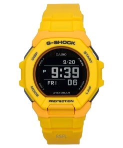 カシオ G-Shock G-Squad デジタル スマートフォンリンク イエロー バイオベース樹脂 クォーツ GBD-300-9 200M メンズ腕時計