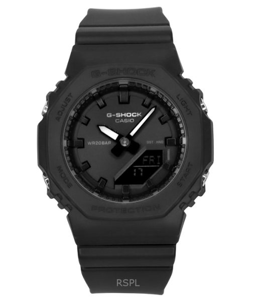 カシオ G-Shock アナログ デジタル バイオベース樹脂 ブラック ダイヤル クォーツ GMA-P2100BB-1A 200M レディース腕時計