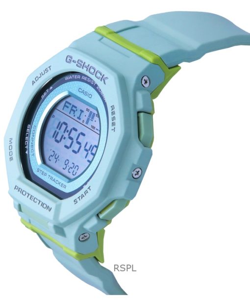 カシオ G-Shock G-Squad デジタル スマートフォンリンク ペールグリーン バイオベース樹脂 クォーツ GMD-B300-3 200M レディース腕時計