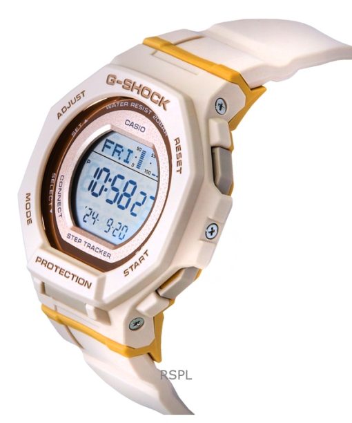 カシオ G-Shock G-Squad デジタル スマートフォンリンク ペールピンク バイオベース樹脂 クォーツ GMD-B300-4 200M レディース腕時計