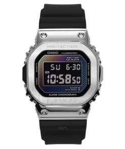 カシオ G-Shock G-Steel デジタル レインボー ブリック ウォール マルチカラー ダイヤル クォーツ GM-5600RW-1 200M メンズ 腕時計