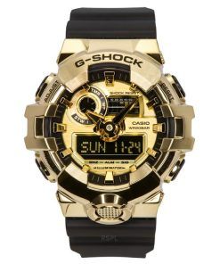 カシオ G-Shock G-Steel アナログ デジタル 樹脂ストラップ ゴールド ダイヤル クォーツ GM-700G-9A 200M メンズ腕時計