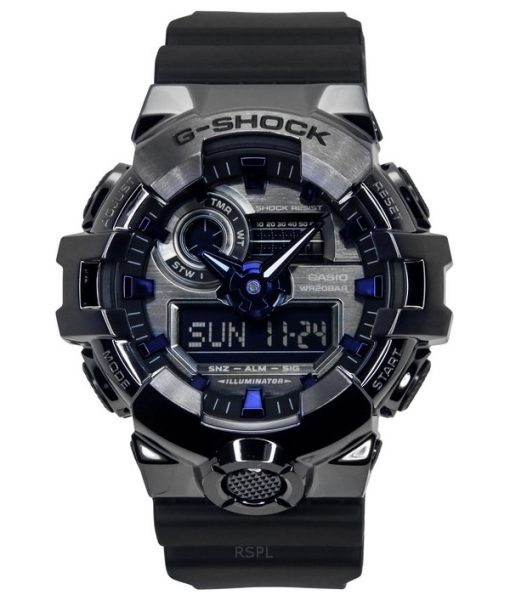 カシオ G-Shock G-Steel アナログ デジタル 樹脂ストラップ グレー ダイヤル クォーツ GM-700P-6A 200M メンズ腕時計