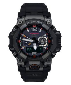 カシオ G-Shock マスターオブG-ランド マッドマスター アナログ デジタル スマートフォンリンク ブラック ダイヤル ソーラー GWG-B1000EC-1A 200M メンズ腕時計