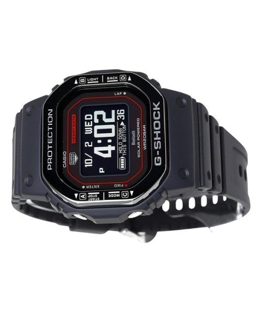 カシオ G-shock Move G-Squad デジタル スマートフォンリンク バイオベース樹脂ストラップ ソーラー DW-H5600MB-1A4 200M メンズ腕時計