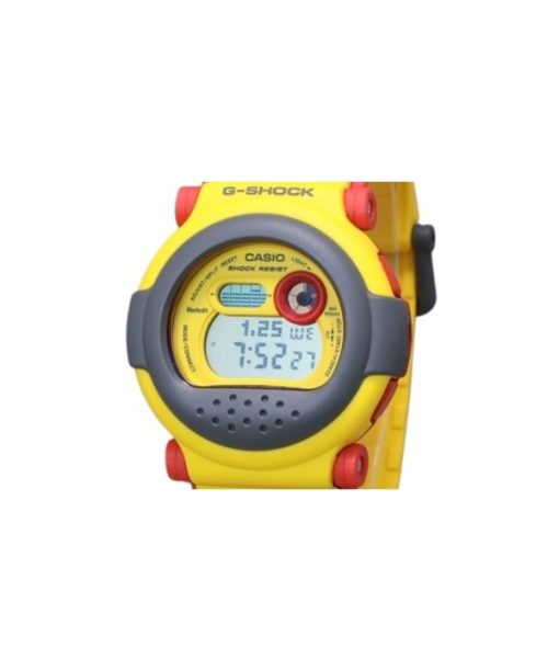 カシオ G-Shock デジタル スマートフォンリンク イエロー 樹脂ストラップ クォーツ G-B001MVE-9 200M メンズ腕時計 予備ストラップ付き