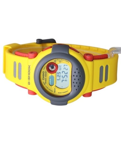 カシオ G-Shock デジタル スマートフォンリンク イエロー 樹脂ストラップ クォーツ G-B001MVE-9 200M メンズ腕時計 予備ストラップ付き