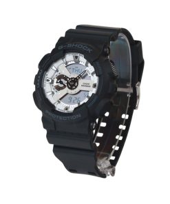 カシオ G-Shock アナログ デジタル 樹脂ストラップ ホワイト ダイヤル クォーツ GA-110WD-1A 200M メンズ腕時計