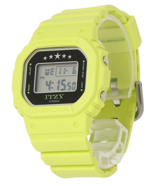 カシオ G-Shock ITZY コラボレーション デジタル グリーン バイオベース樹脂ストラップ クォーツ GMD-S5610IT-3 200M レディース腕時計