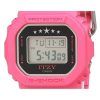 カシオ G-Shock ITZY コラボレーション デジタル バイオベース樹脂ストラップ クォーツ GMD-S5610IT-4A 200M レディース腕時計