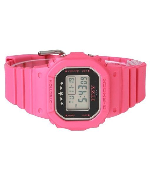 カシオ G-Shock ITZY コラボレーション デジタル バイオベース樹脂ストラップ クォーツ GMD-S5610IT-4A 200M レディース腕時計