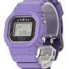 カシオ G-Shock ITZY コラボレーション デジタル バイオレット バイオベース樹脂ストラップ クォーツ GMD-S5610IT-6 200M レディース腕時計